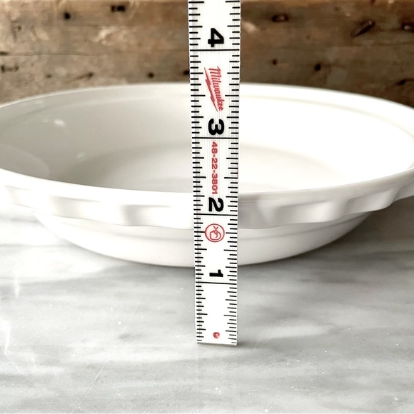 Chantal•NWOT•9.5” Stoneware Deep Pie Dish•Freezer~Oven~Microwave~Dishwasher Safe - Picture 10 of 12